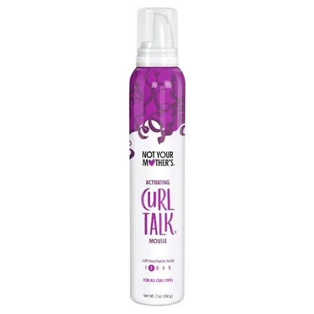 Not Your Mother s Curl Talk Curl Activating Hair Mousse for Lightweight Hold 7 oz | Walmart (US)