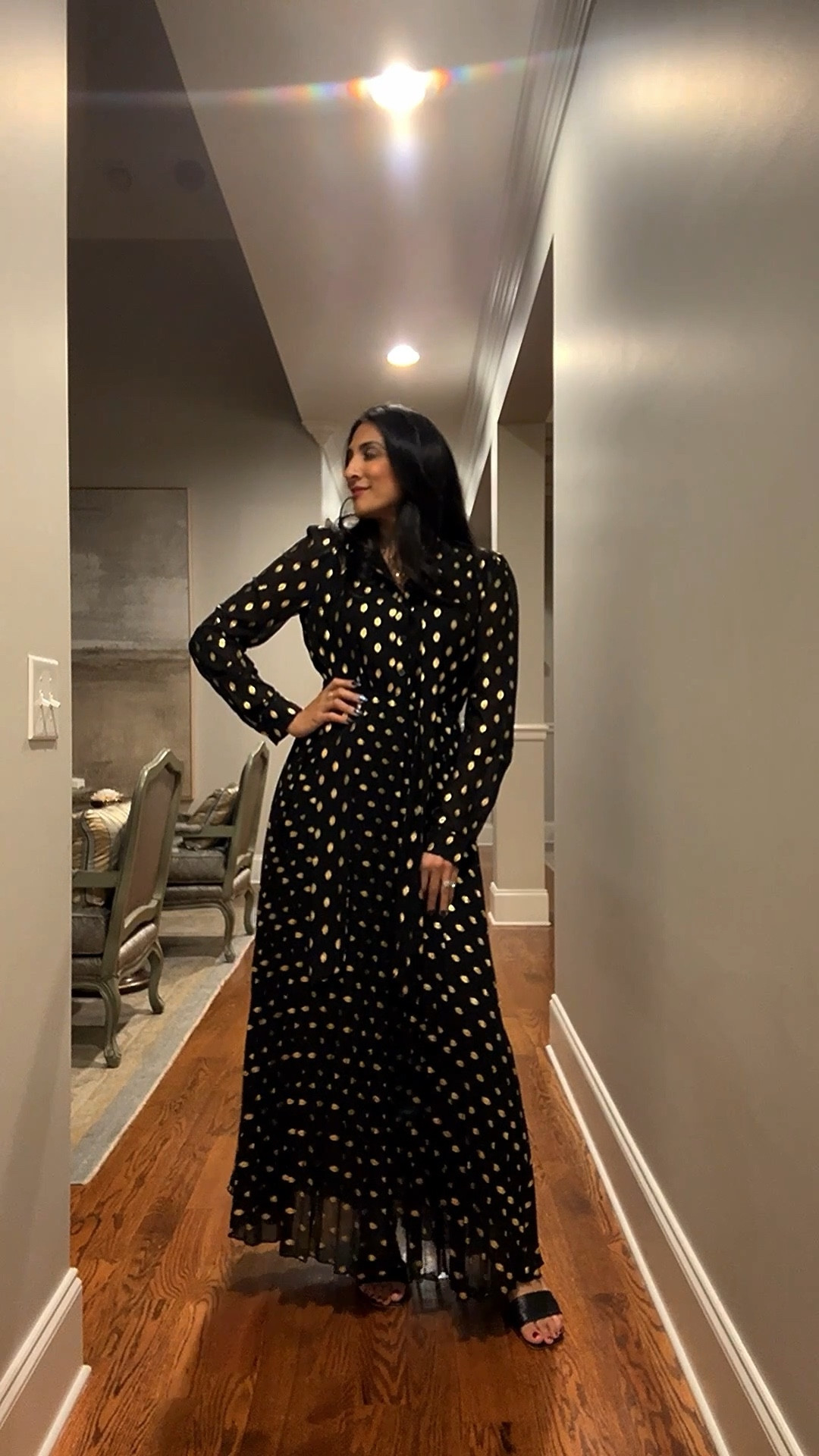 Feeling instantly elegant and elevated! This black and gold maxi is perfect for so many occasions 

#LTKSaleAlert #LTKOver40 #LTKWedding