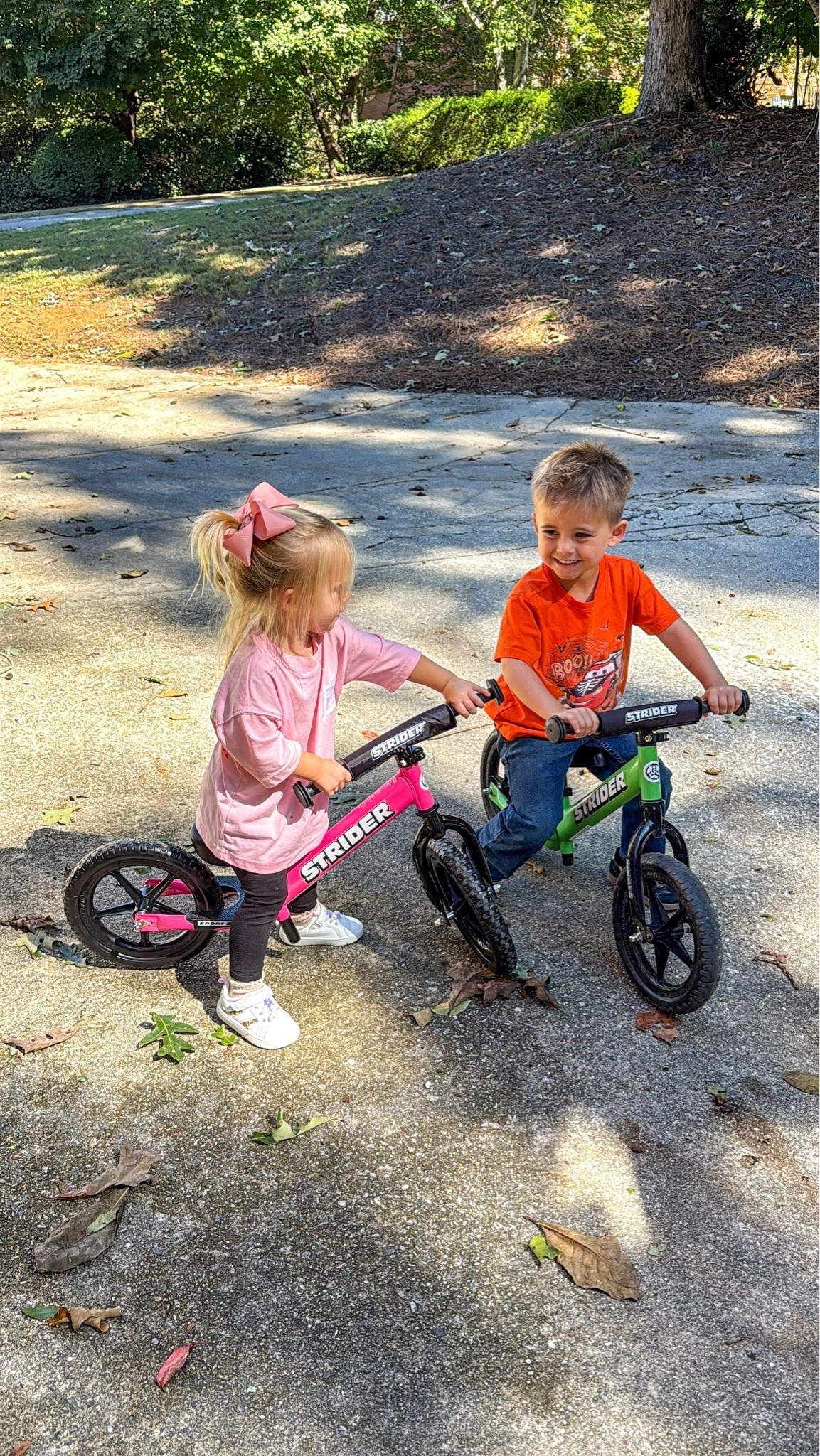 Couple of cool kids. We love our Strider bikes!