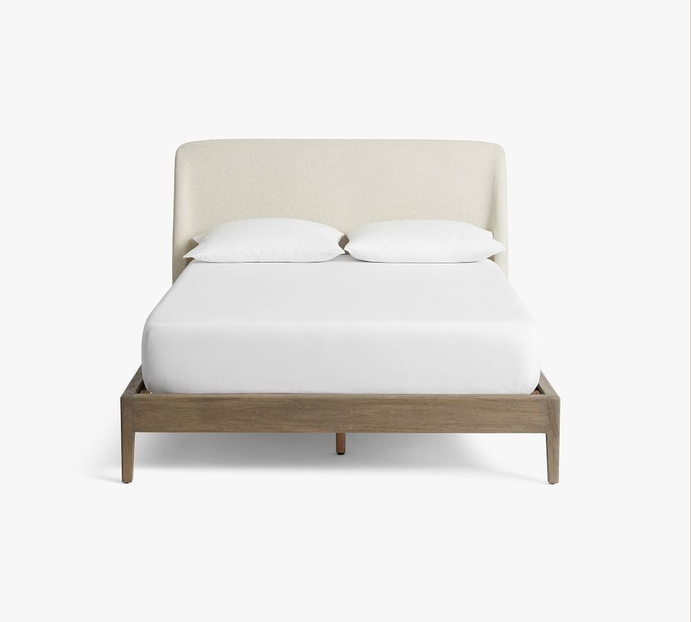 Layton Upholstered Platform Bed | Pottery Barn (US)