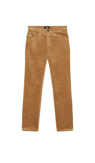 PAIGE Normandie Straight Corduroy Pant in Brown. - size 34 | Revolve Clothing (Global)