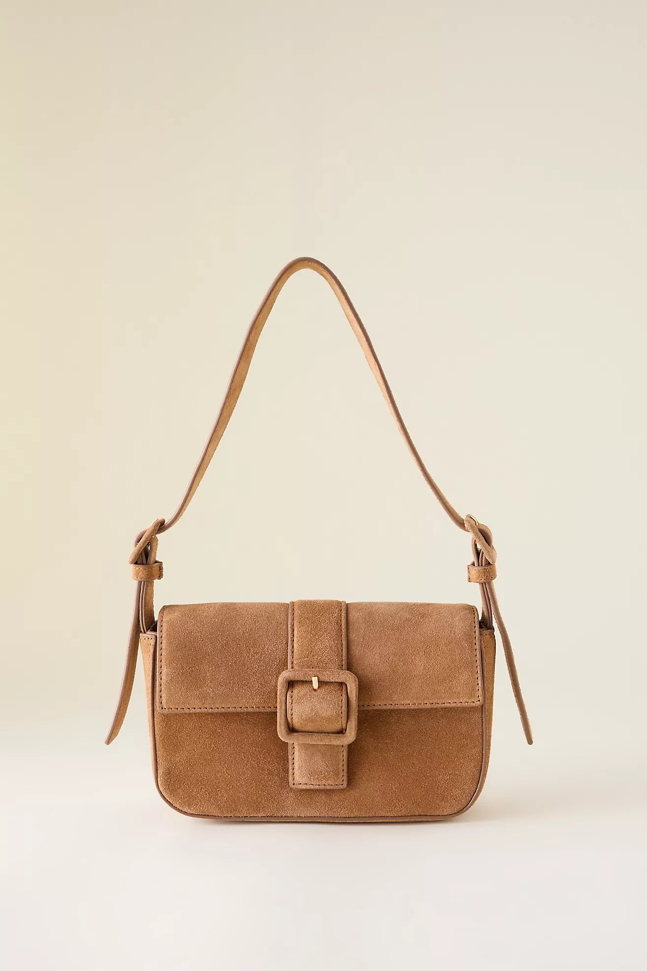 The Fiona Suede Buckle Bag | Anthropologie (US)