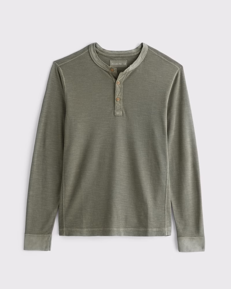 Classic Waffle Henley | Abercrombie & Fitch (US)