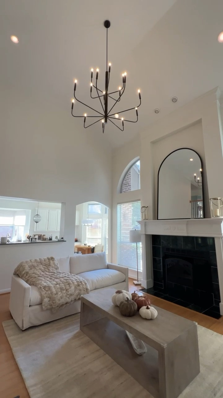 Love how these new lights elevated our space! Home finds, lighting. New light fixtures, organic modern traditional 

#LTKHome #LTKStyleTip