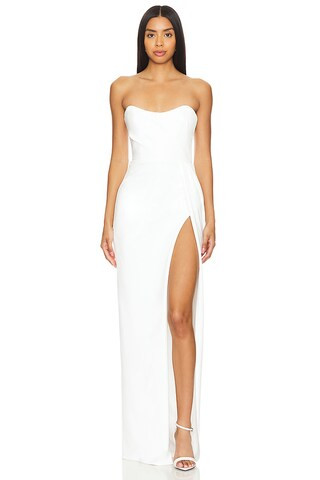 Katie May Pamela Gown in Ivory from Revolve.com | Revolve Clothing (Global)