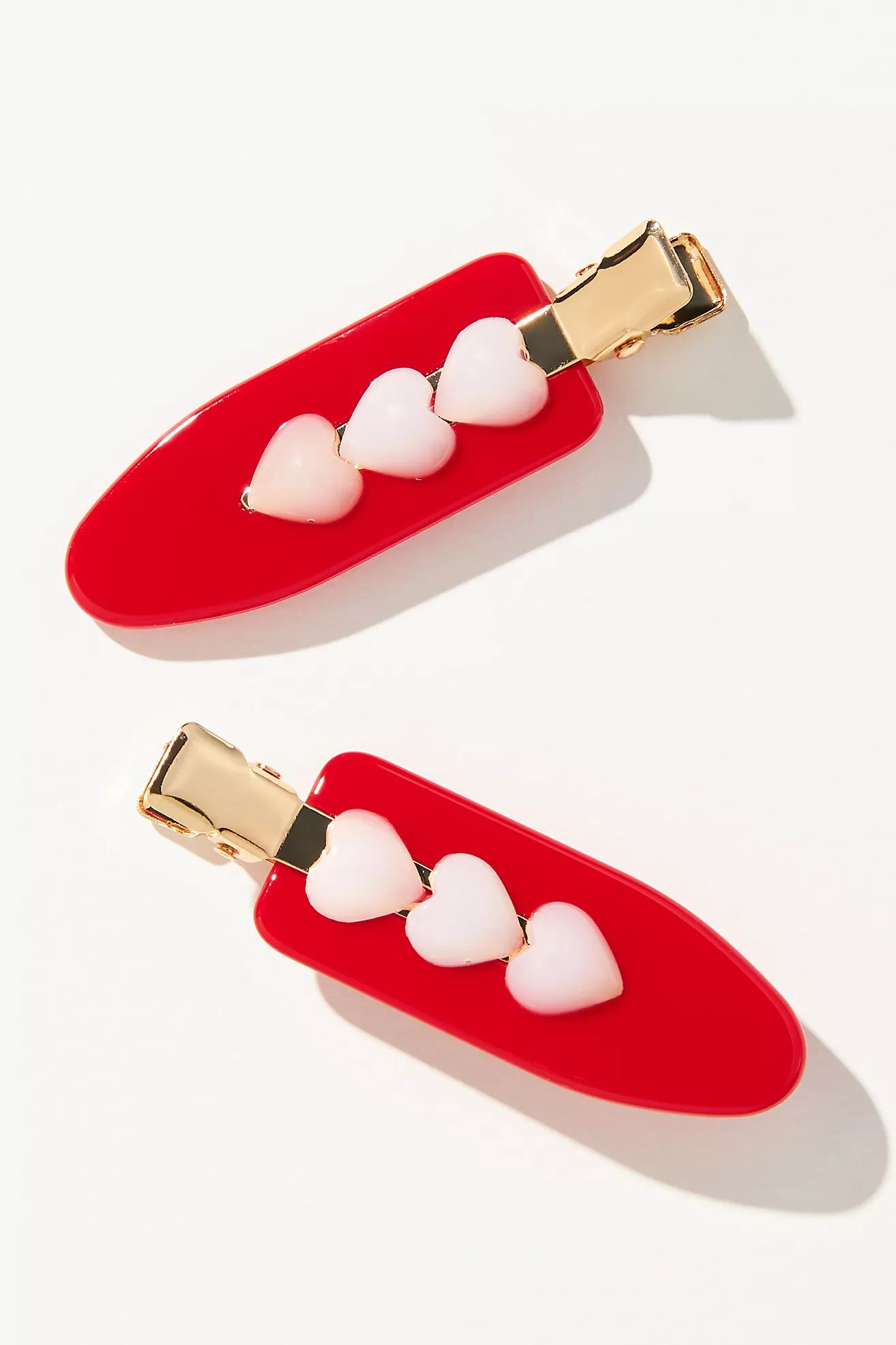 Effortless Glamour Crease-Free Hair Clips, Set of 2 | Anthropologie (US)