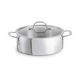 Cuisinel Pre-Seasoned Cast Iron Dutch Oven with Lid, Handle Covers & Pan Scraper, 7 Qts | Walmart (US)
