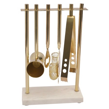 Marble & Gold Barware Tool Set - Threshold™ | Target