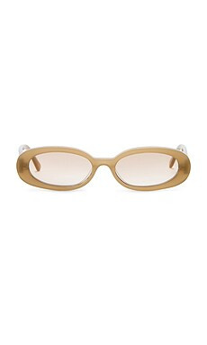 DEVON WINDSOR Lima Sunglasses in Beige from Revolve.com | Revolve Clothing (Global)