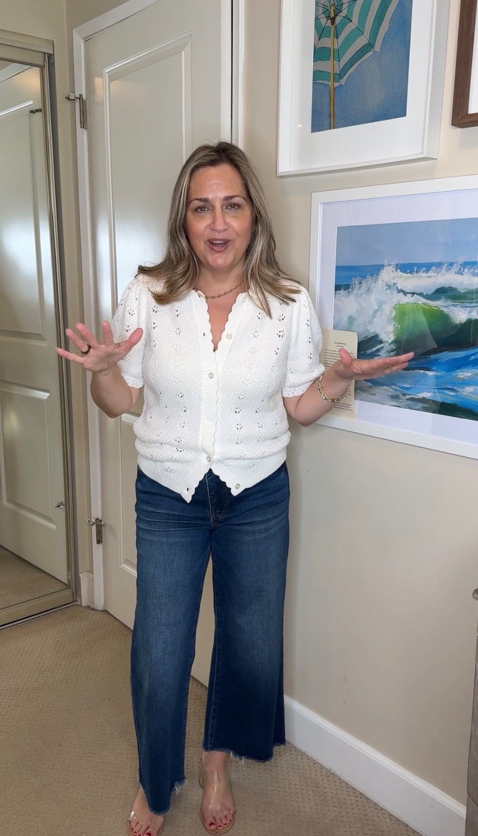 This adorable and affordable cardigan looks fantastic with my favorite jeans. It’s the perfect look that meets comfort and cute. Kut from the kloth has sales frequently! 

#LTKootd #LTKdayinmylife #LTKOver40