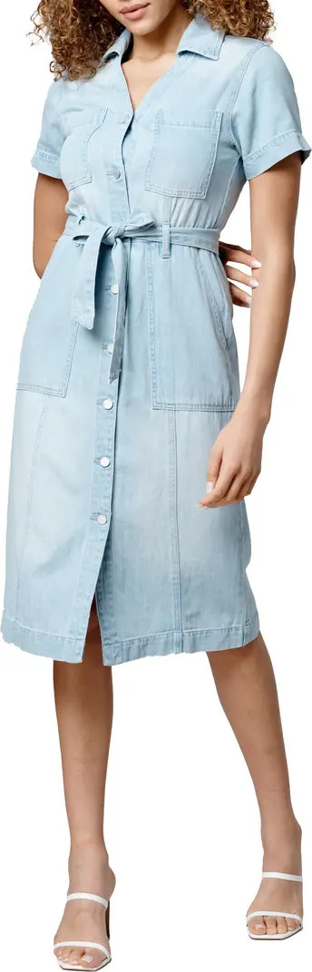 Belted Denim Shirtdress | Nordstrom
