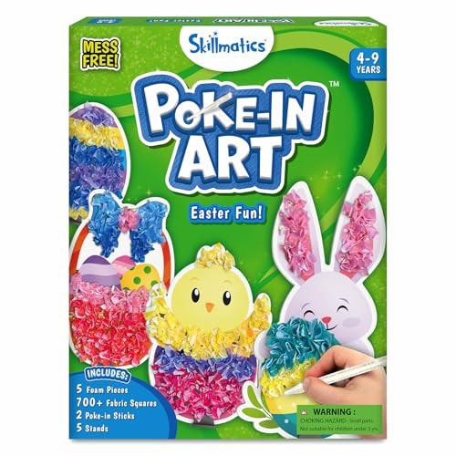 Skillmatics Poke-in Art - Easter Fun, Mess-Free for Kids, DIY Wood Craft Kits, Creative Activity, Easter Basket Stuffers, Gifts for Girls and Boys Ages 4, 5, 6, 7, 8, 9 | Amazon (US)