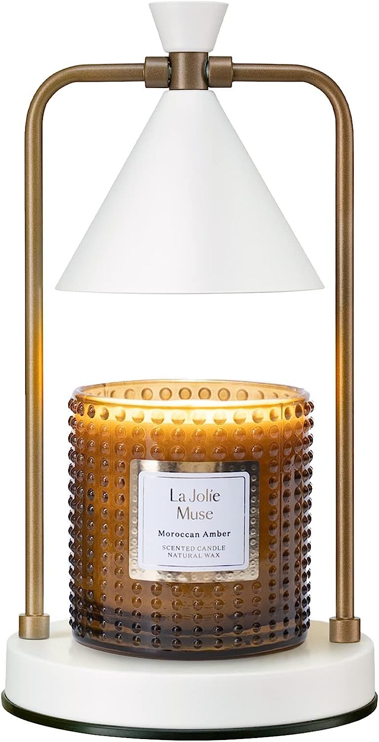 LA JOLIE MUSE Candle Warmer Lamp with Timer, Dimmable, Electric Candle Melter, Compatible with Sm... | Amazon (US)