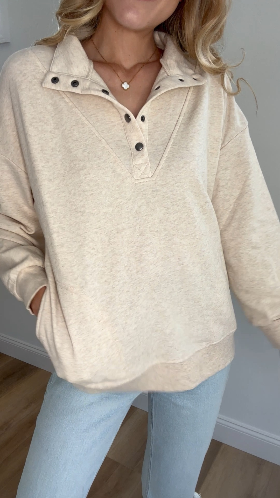 Walmart $18 pullover. Walmart fashion. Size xl in the green and medium in the tan. I am 5’9 and typically a small. Abercrombie jeans- true to size 2long. Casual winter outfit 

#LTKFindsUnder100 #LTKFindsUnder50 #LTKStyleTip