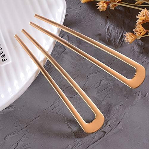[2 Pack] Benefree U-Shape Hairpins, Bride Hair Accessories Hair Pins Clip Vintage Hair Stick,Hair... | Amazon (US)