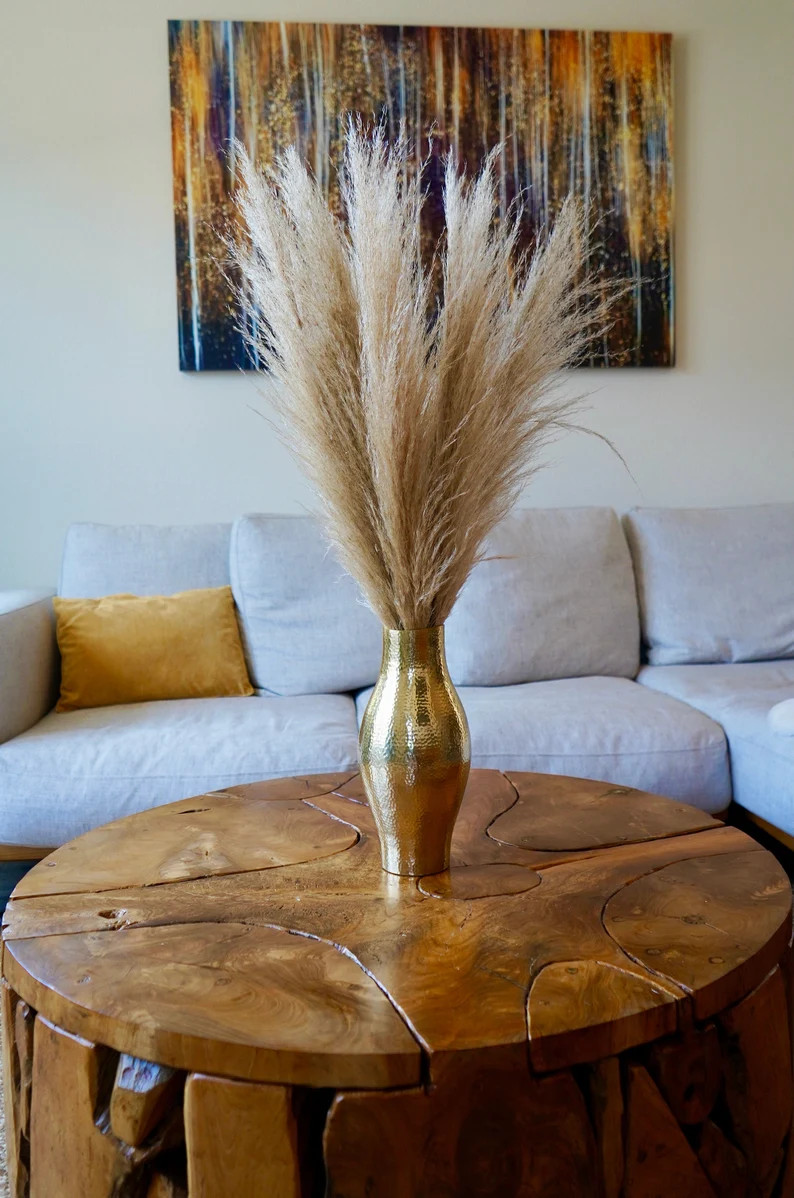 5pcs LARGE PAMPAS GRASS 3ft | Dried Flowers For Interior Decoration | Wedding Floral Decorations ... | Etsy (US)