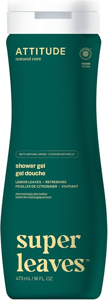 ATTITUDE Body Wash, EWG Verified Shower Gel, Dermatologically Tested, Plant and Mineral-Based, Ve... | Amazon (US)
