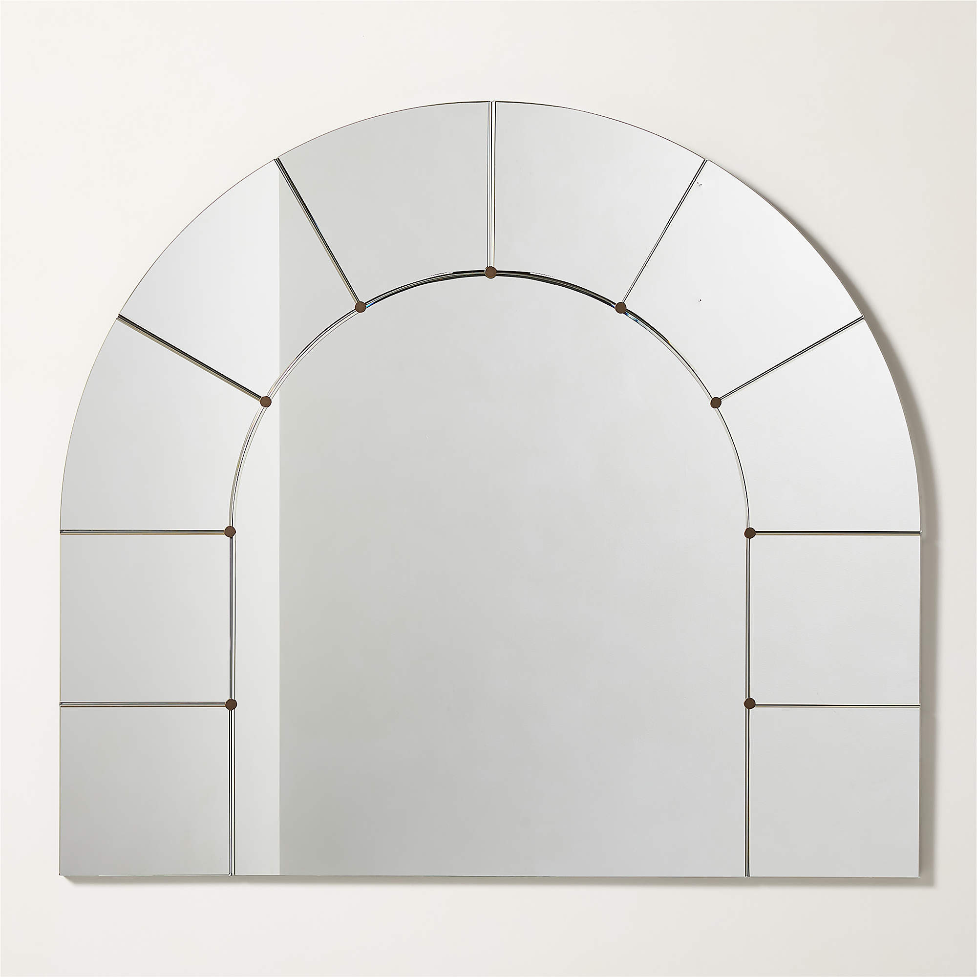 Academy Arched Mantle Mirror 46"X41" + Reviews | CB2 | CB2