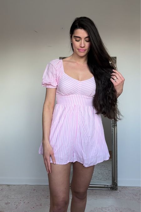 Cutest pink romper from american eagle  
Summer outfit 
Cute vacation outfit 

#LTKtravel #LTKstyletip #LTKfindsunder50
