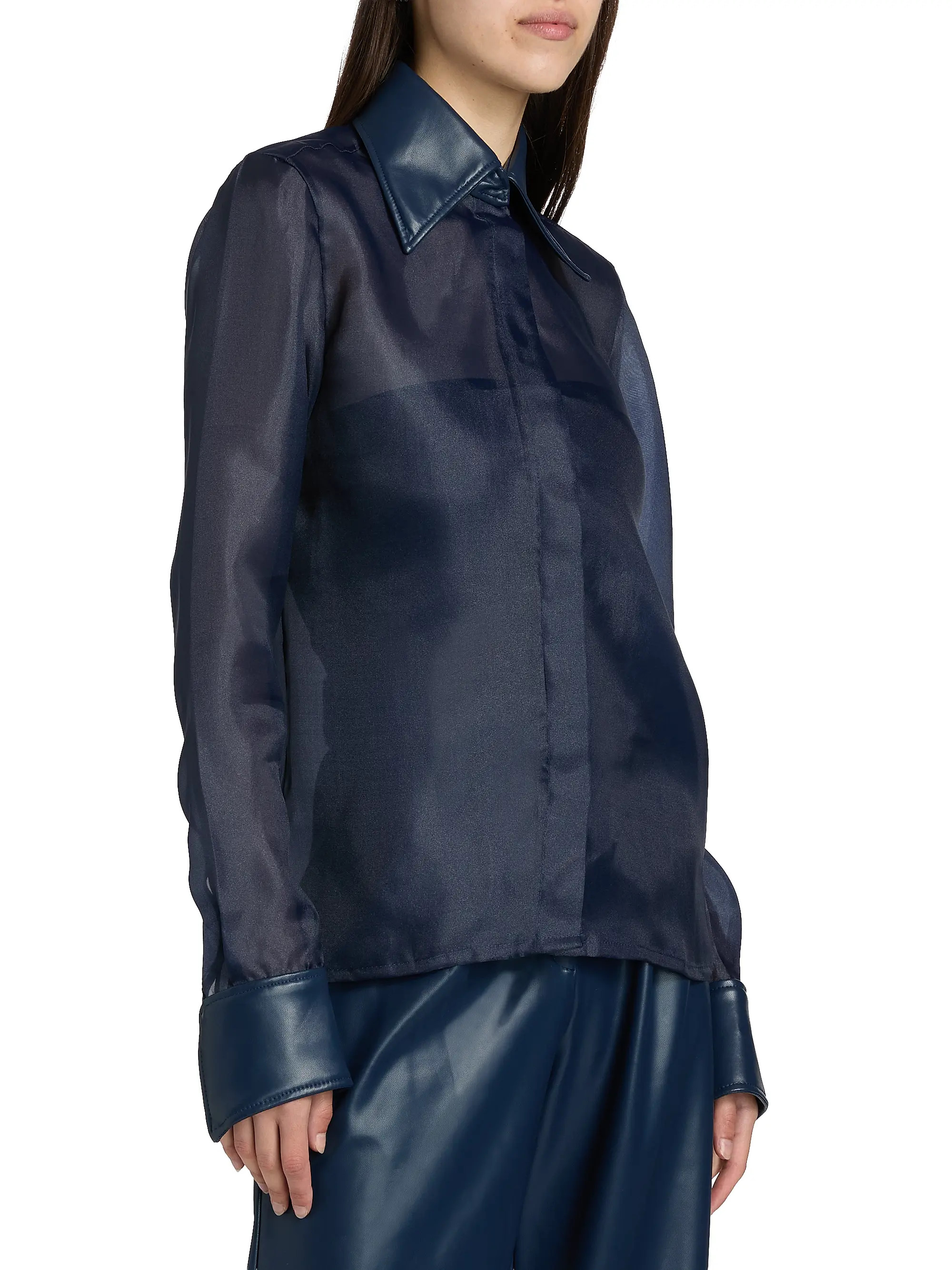 Mariandree Gaitan Athenea Sheer Blouse | Saks Fifth Avenue | Saks Fifth Avenue