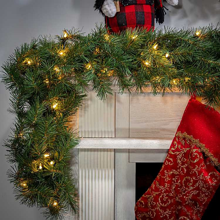Pre-Lit Aspen Spruce Garland | Kirkland's Home