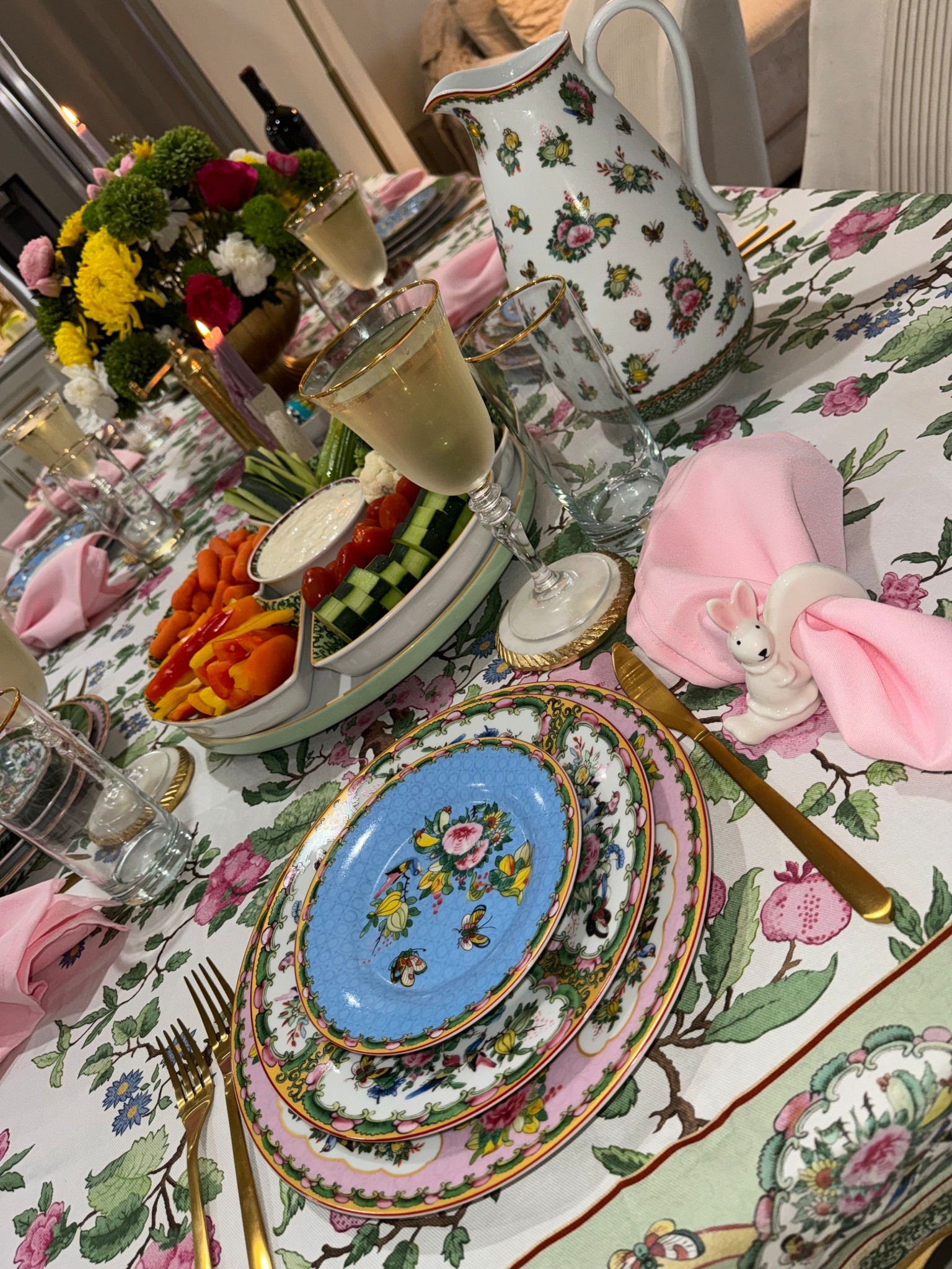 Famille Rose collection by Williams Sonoma 🌸🌿🩵🌼 perfect for Easter and springtime! 

#LTKHome #LTKSaleAlert #LTKSeasonal