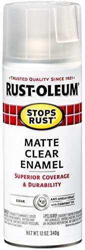 Rust-Oleum Stops Rust 285093 Spray Paint, 12 Ounce (Pack of 1), Matte Clear | Amazon (US)