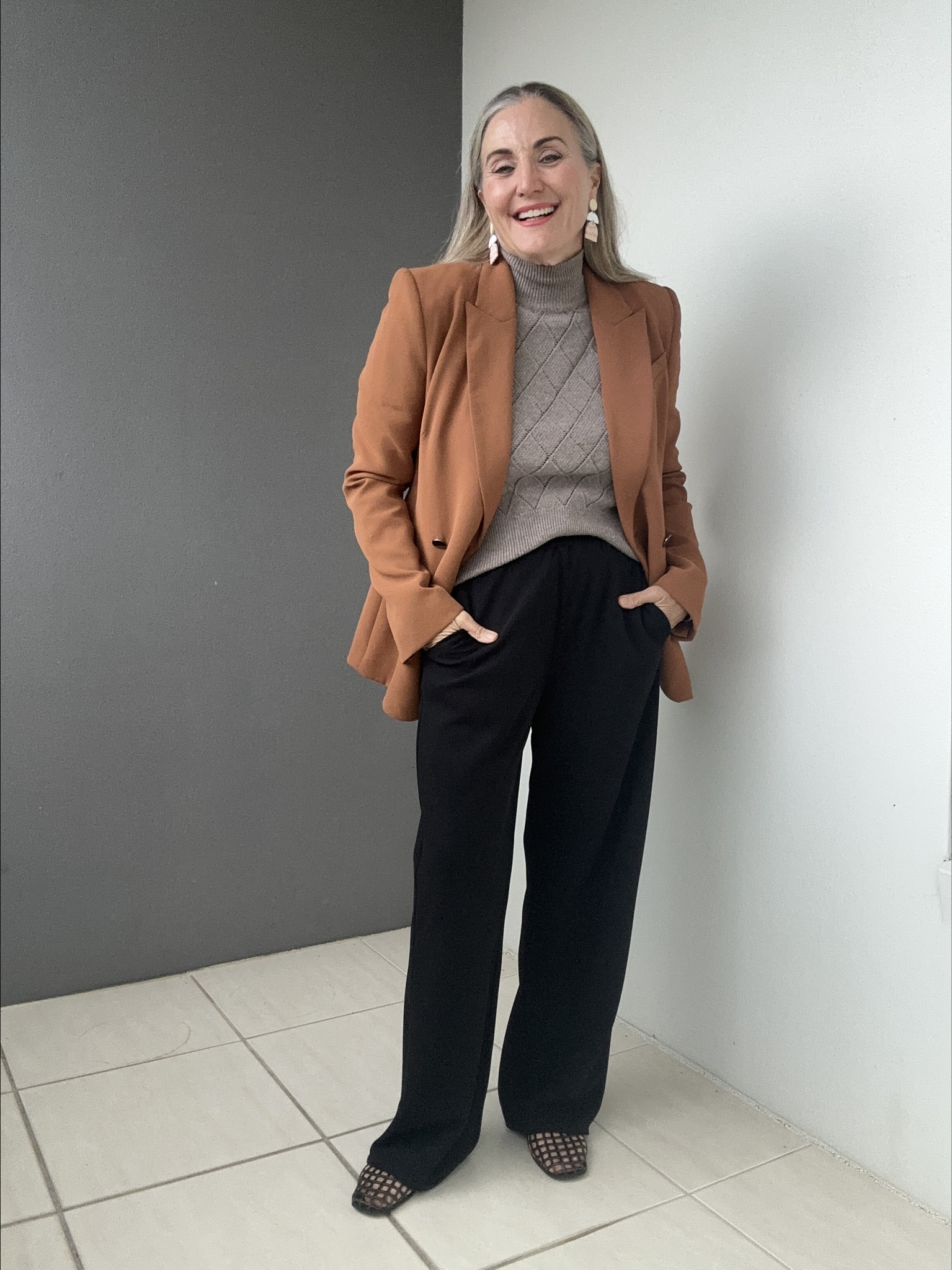 Comfy favourites. 

Pants: size 8
Knit: size M
Blazer size 12.

#LTKaustralia #LTKwinter #LTKover50style