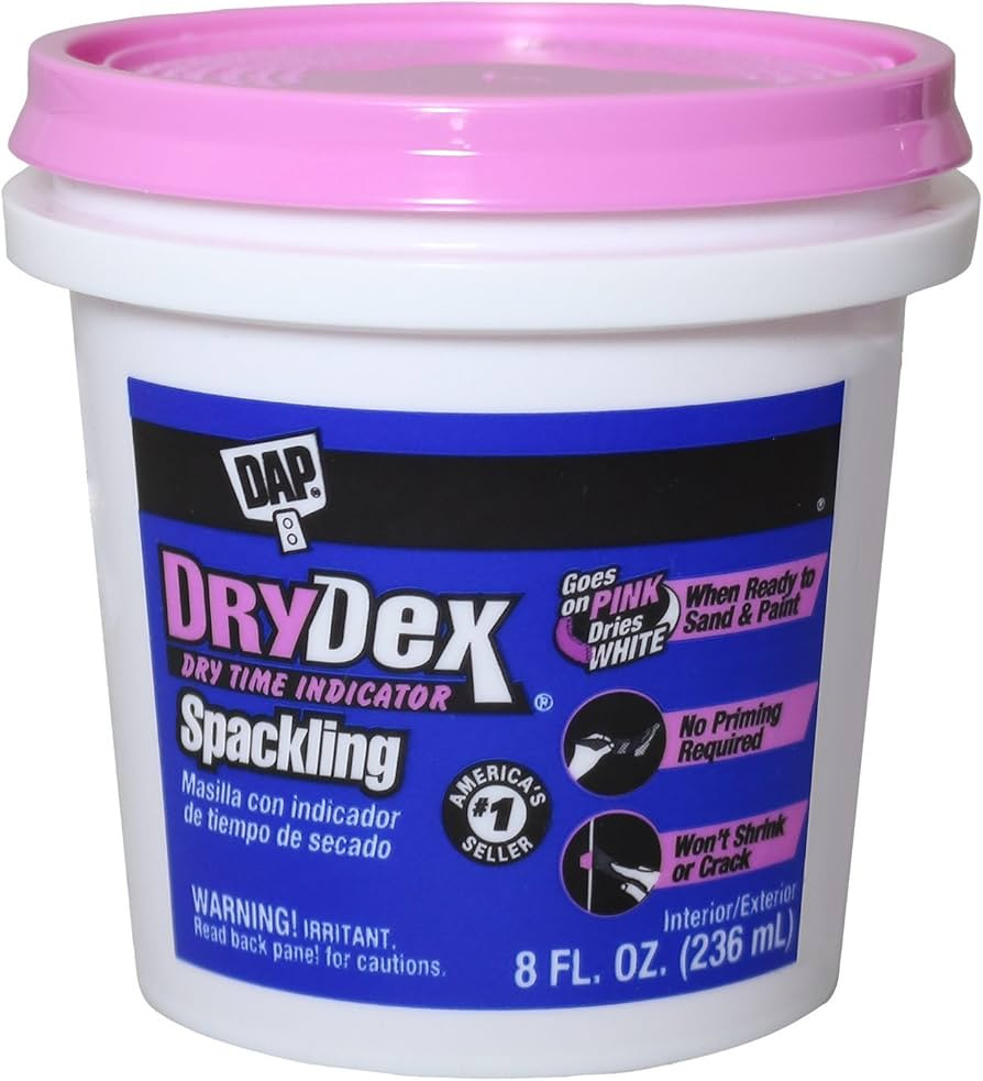 DAP 12328 DryDex Spackling Interior/Exterior, 1/2-Pint | Amazon (CA)