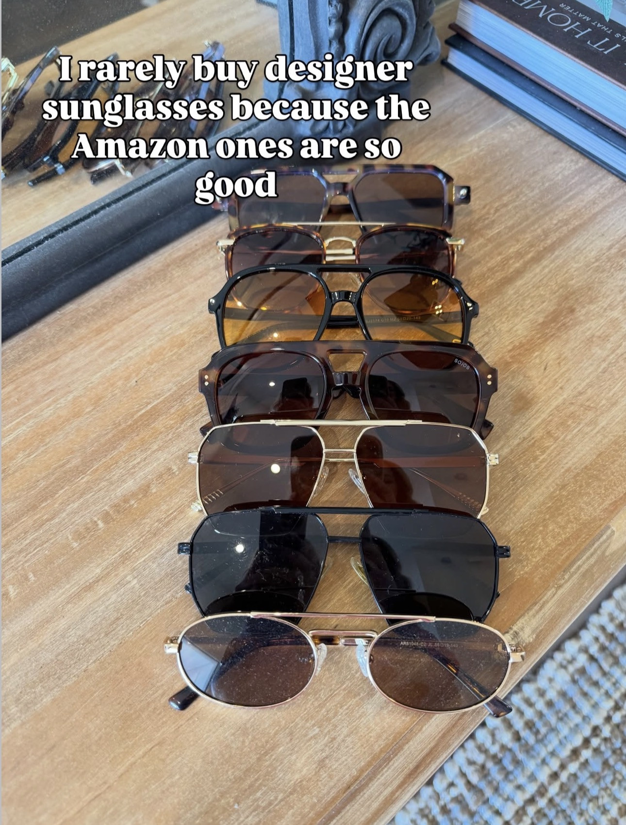 Favorite sunglasses from Amazon ☀️ 

Affordable styles, spring and summer style, trending frames, sunglass, vacation outfit, accessories, polarized, aviator, circle, retro, trendy, under $20, sojos, Amazon favorites. 
 

 #LTKootd