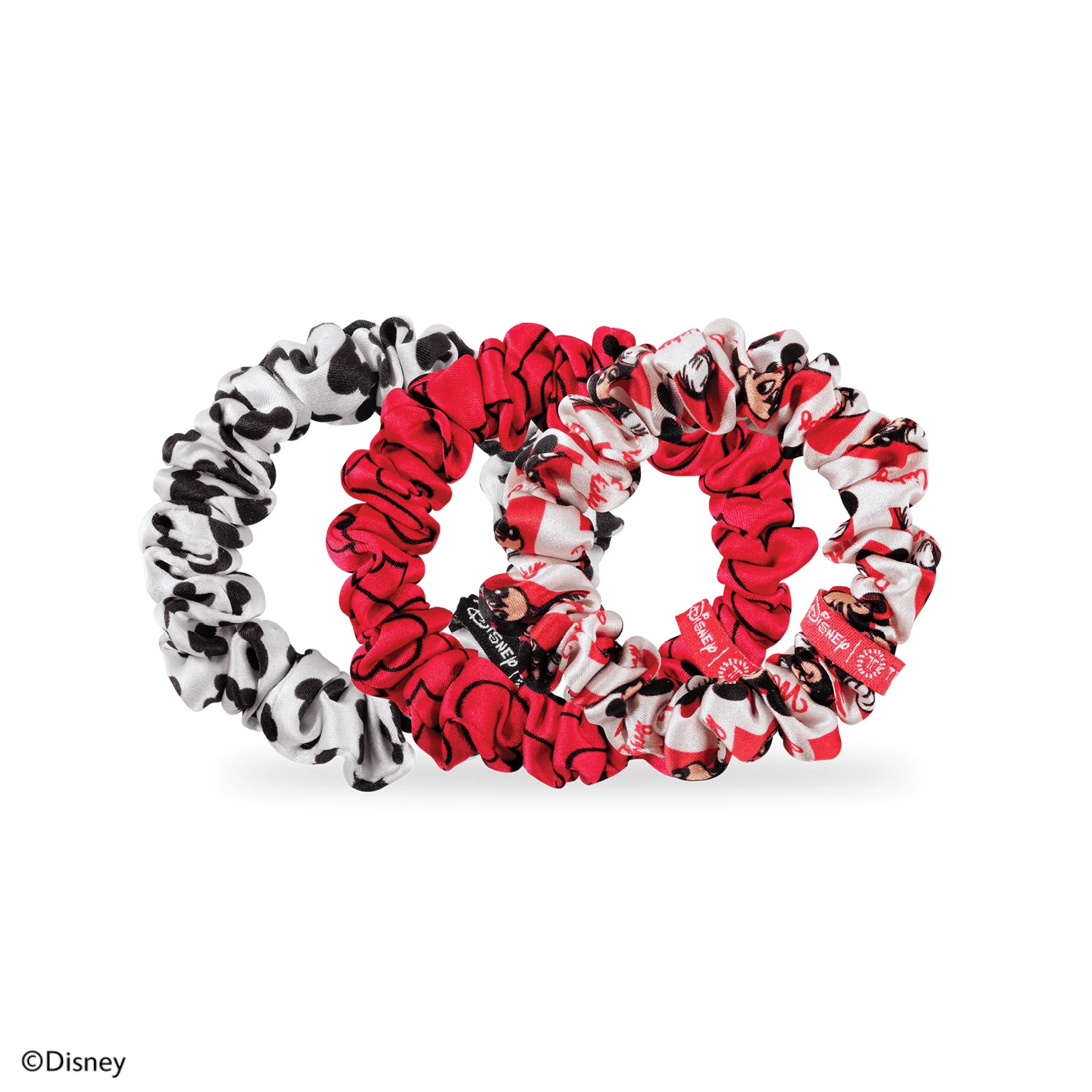Mickey Mouse Small Silk Scrunchies | TELETIES