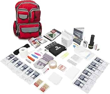 Survival Backpack kit, Outdoor Survival kit for Adventure, Earthquake, Flood, and Disaster Relief... | Amazon (US)