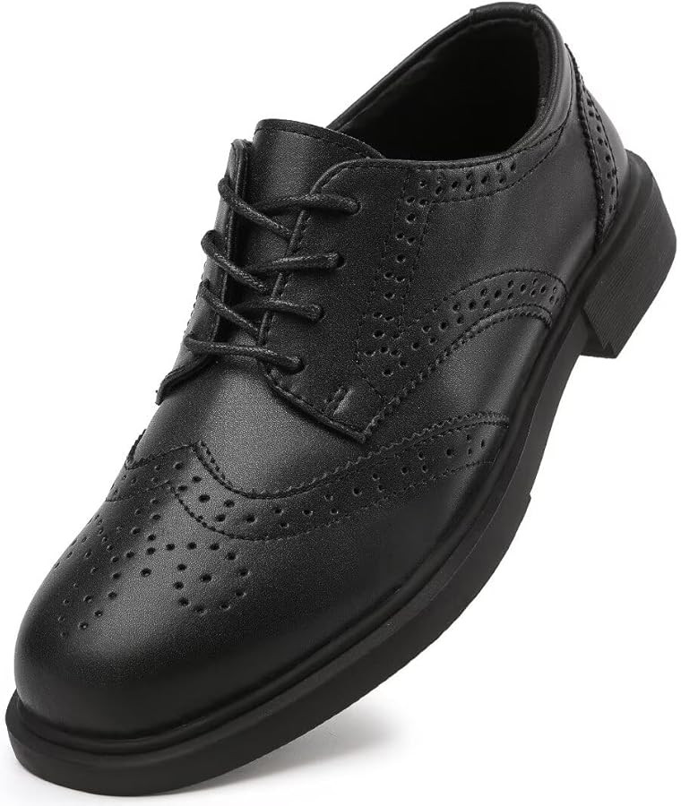 Women's Classic Oxfords Lace Up Business Formal Wingtip Brogue Dress Shoes | Amazon (US)