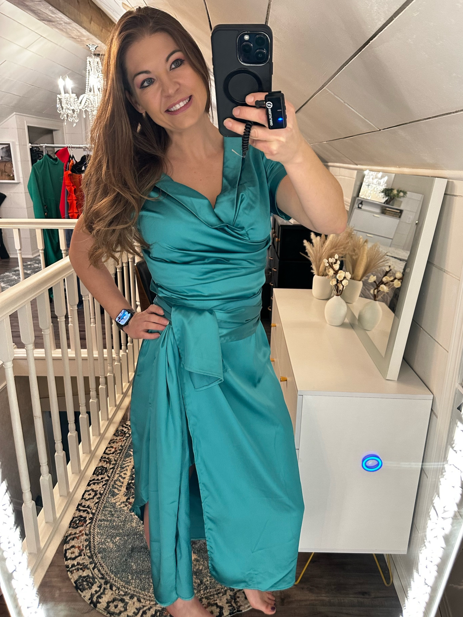 Step into timeless elegance with our Plain Elegant V Neck Split Dress in a graceful shade of green, designed for weddings and special occasions. The V-neck adds a touch of allure, while the regular fit ensures comfort and ease of movement. The subtle split accentuates your silhouette, making it a perfect choice for a sophisticated and stylish look on your special day. Elevate your wedding ensemble with this enchanting dress – where simplicity meets sophistication in every stitch.

#LTKMostLoved #LTKparties #LTKover40