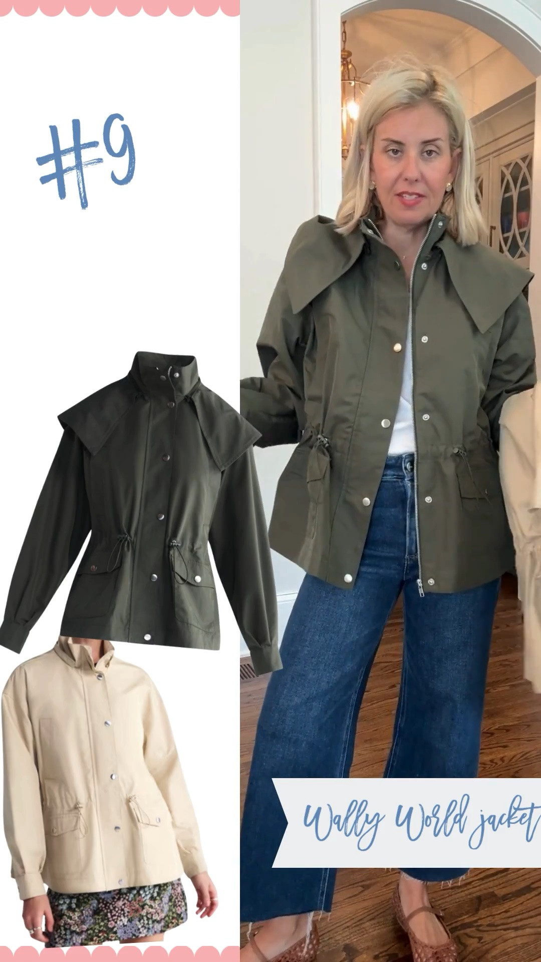 The cutest jacket yall!! It cinches at the waist and such a classy look!! 
Tee & Jacket - xs
Jeans - 26P
Shoes - 7.5 (sized 1/2 down)