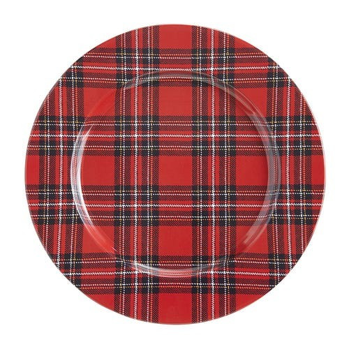 Tartan Plaid Charger Plate | Pier 1 Imports
