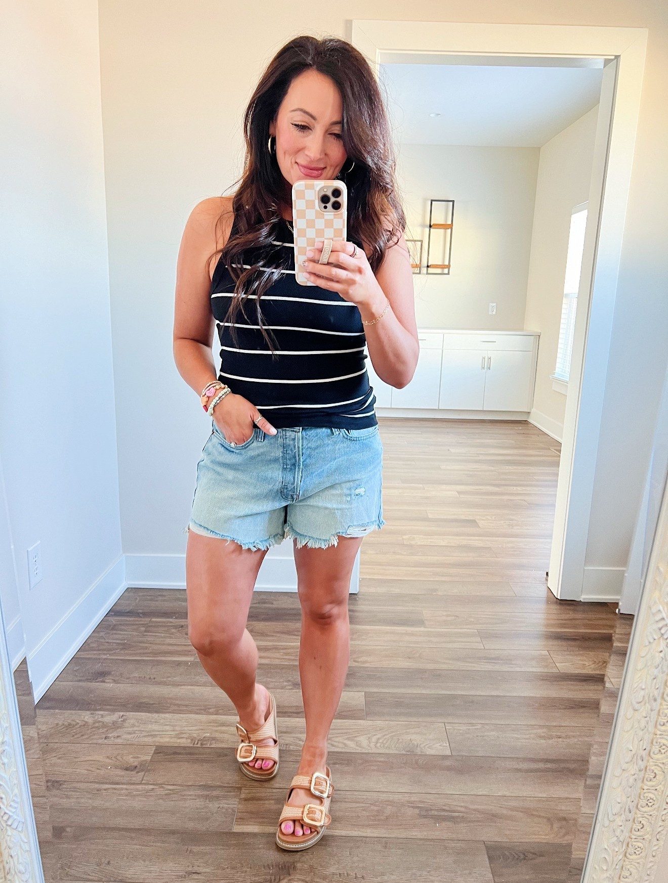 🎯 TARGET SALE 🎯
• medium tank
• size 8 shorts - I sized up one for a loose fit 
• sandals true to sizee


#LTKFindsUnder50 #LTKSeasonal #LTKSaleAlert