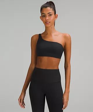 Ribbed Nulu Asymmetrical Yoga Bra *Light Support, A/B Cup | Women's Bras | lululemon | Lululemon (US)