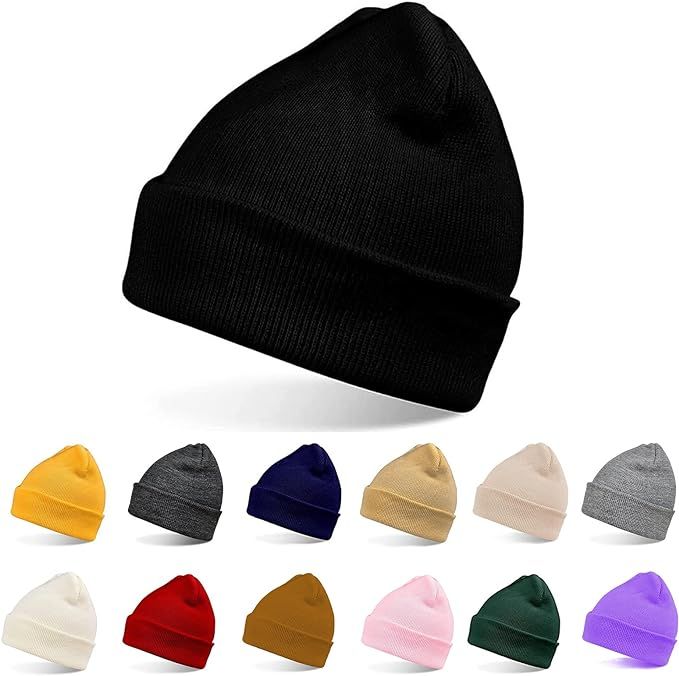 ZOORON Beanie for Women Men Winter Hat Soft Lightweight | Amazon (US)