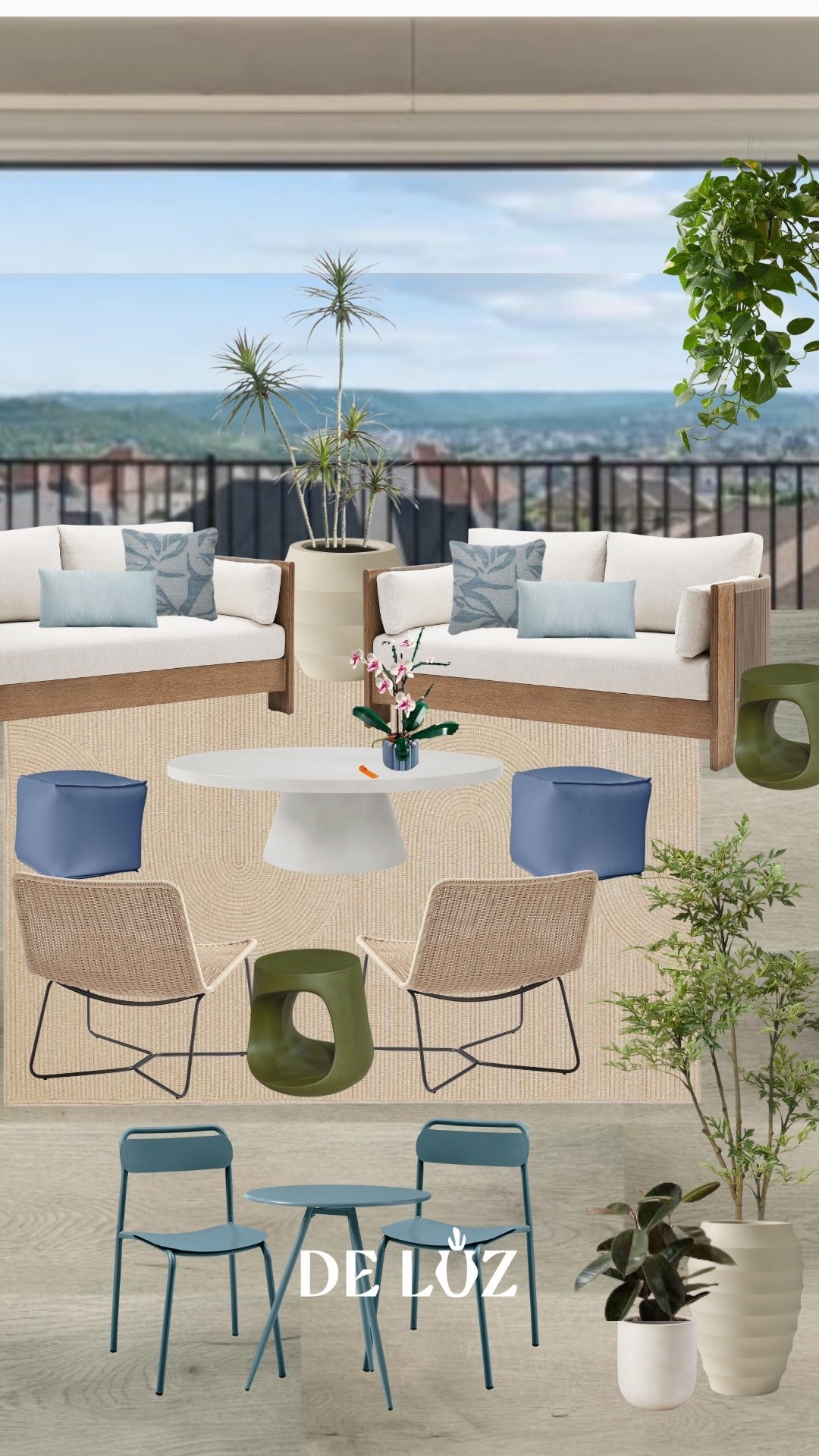 A little fun coastal outdoor space. 

#LTKHome