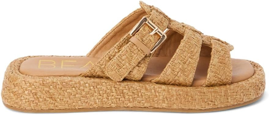 BEACH by Matisse Womens Ciao Fisherman Slide Casual Sandals Casual Low Heel 1-2" - Brown | Amazon (US)