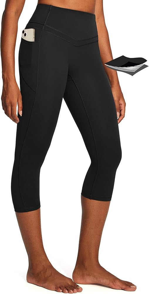 IUGA Capri Leggings for Women Tummy Control Compression Leggings Workout High Waist Athletic Yoga... | Amazon (US)