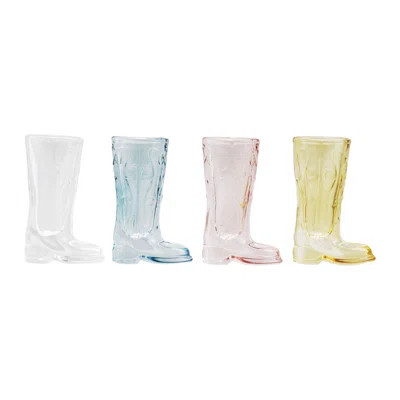 Glass Cowboy Boot Shaped Mini Vase Shot Glass Set | Wayfair North America
