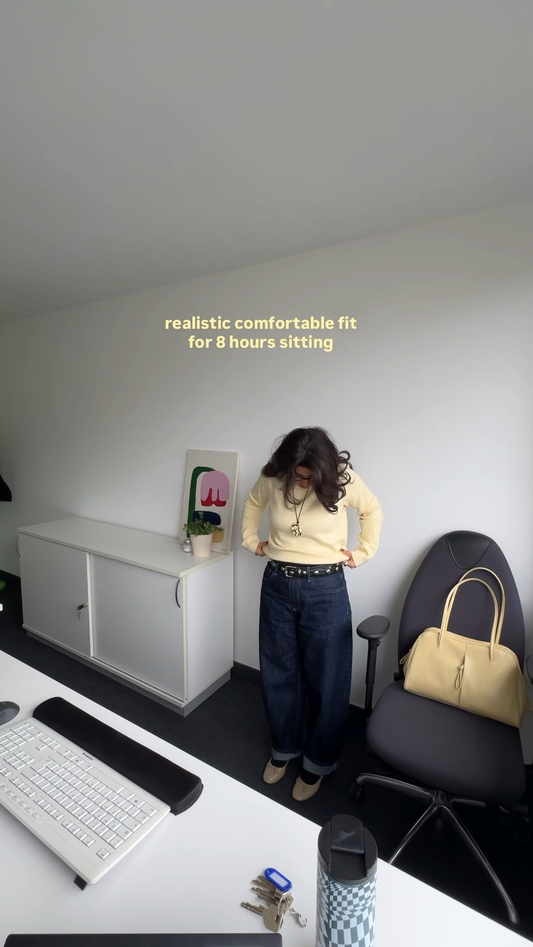 Office outfit of the day #fallofficewear #fallworkwear #butteryellow #comfortableworkwear 

#LTKeurope #LTKdeutschland #LTKworkwear