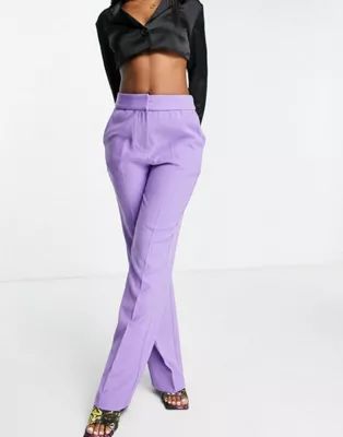 Y.A.S trousers and blazer co-ord in bright purple | ASOS | ASOS (Global)