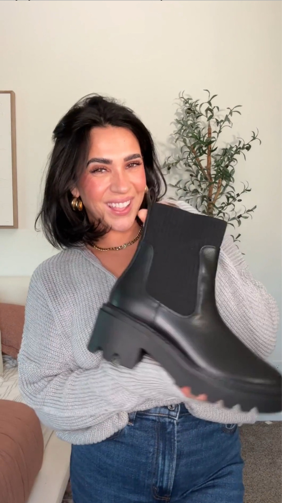 Boots are a 10/10 and perfect for Winter! 

Jeans size 30, top L, jacket L. Undies L (ninaxspanx for $ off) bra size L (ninafs15 for $ off) 

Winter look, mom look, size 10, apple shape, holiday look


#LTKStyleTip #LTKShoeCrush #LTKHoliday