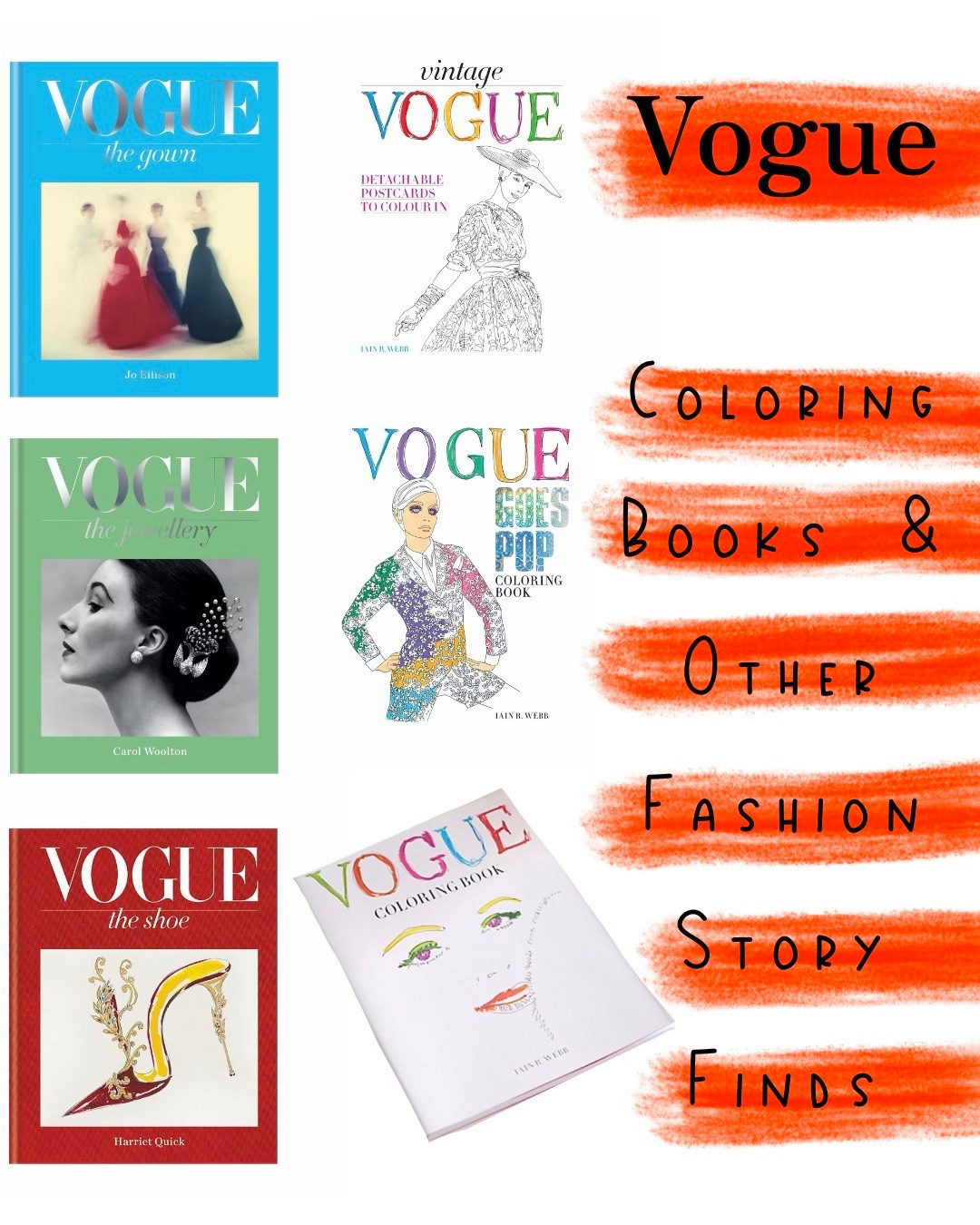 Vogue coloring books. Vogue books. Fashion books. Chanel. Gucci. Louis Vuitton. The most fashionable women. Click to see  Sale alert! 

#LTKmomlife #LTKKids #LTKstorytime