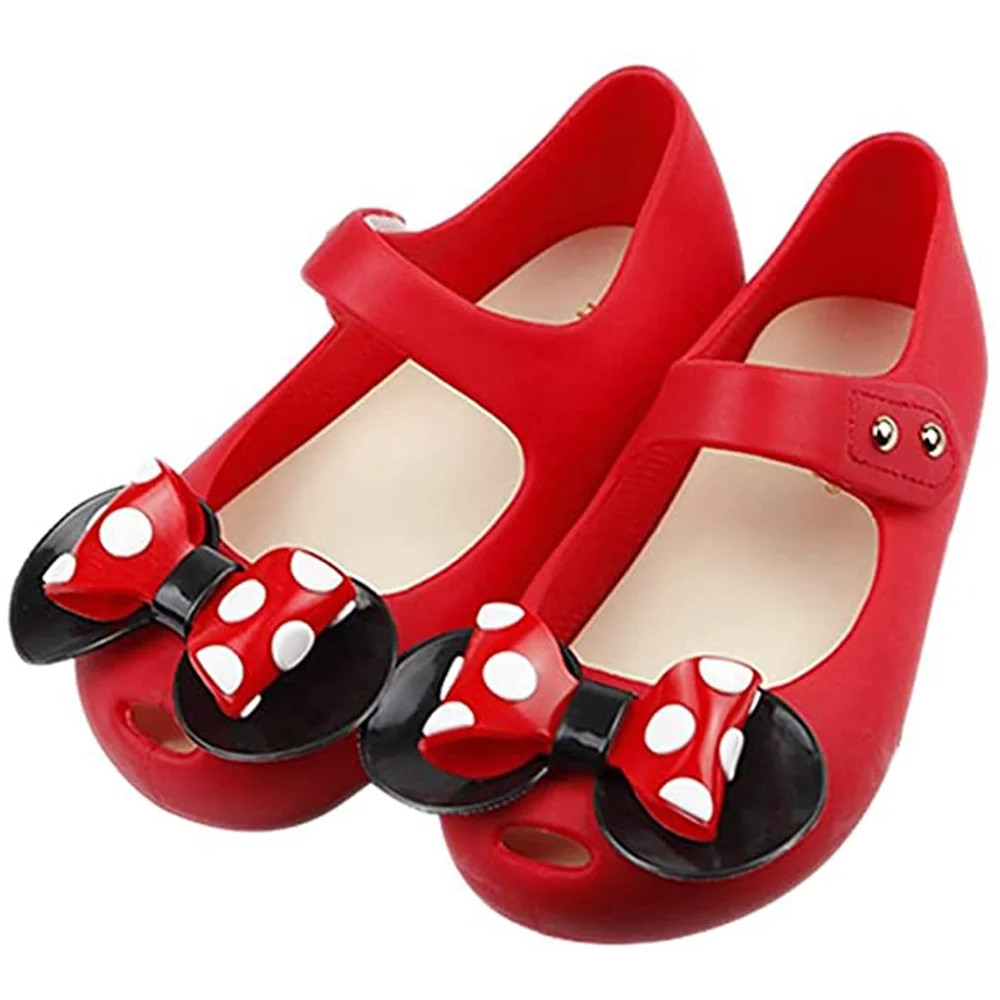 iFANS Girls Sweet Dot Bow Princess Sandals Shoes Mary Jane Flats for Toddler/Little Kid Red, 8 Na... | Walmart (US)
