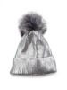 Faux Fur Pom Pom Metallic Beanie | Saks Fifth Avenue OFF 5TH