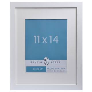 White Belmont Frame with Mat by Studio Décor® | Michaels Stores